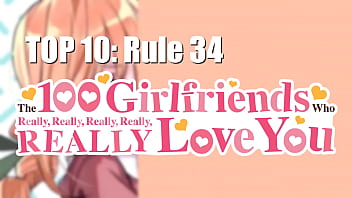 TOP 10: Las novias con m&aacute_s RULE 34 del anime de las 100 NOVIAS