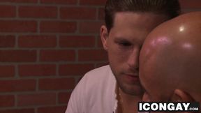 Gay daddy fucking hard a cute escorts butt hole