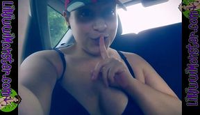 Latina BBW Gets Off in Public Uber Ride