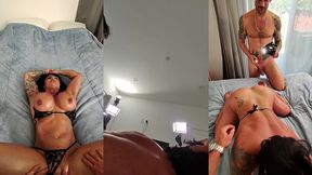 the hardcore threesome of sexy milf cherry devivre