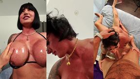 the hardcore threesome of sexy milf cherry devivre