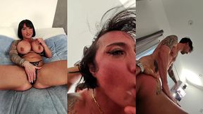 the hardcore threesome of sexy milf cherry devivre