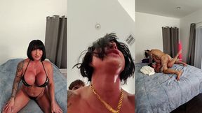 the hardcore threesome of sexy milf cherry devivre