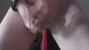 amateurboy does cock whipping and hard masturbation