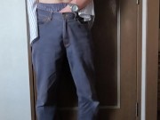 A Japanese man who doesn't have a partner is masturbating alone today.