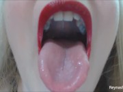 Glossy and Gummy PREVIEW - Reyna Mae - BBW Mouth Fetish Gummy Vore Giantess Fantasy Shiny Lips POV