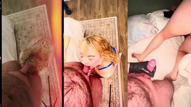 Blonde little cum dump Alice just loves cock so much.