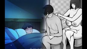 Livestreaming teacher Konoha Milf engages in steamy roleplay with her students.