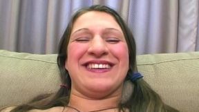 Brunette Toys Her Wet Pussy Close up