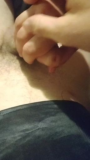 T4t Couple; Helping My Mtf Chickdick, Stroked by My Ftm Boyfriend
