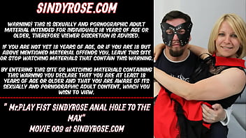 MrPlay fist SindyRose anus hole to the max (Sindy Rose aka NikkiCurly)