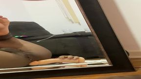 tentei enfiar um dildo de 23cm no cu