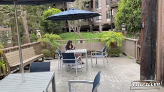 hot teen meets a guy at the beach and fucks him - Whitney Wright