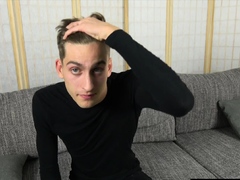 Athletic Blonde Czech Boy Shows Off Big Dick and Jerks Off