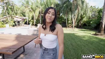 Emerald Loves' Round Ass Gets Pounded Hard in Public by BBC