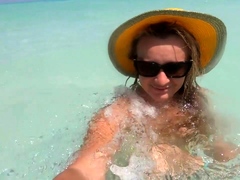 Swimming Naked in Cuba's Atlantic Ocean Waters