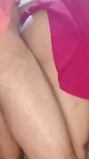 Indian stepsis wearing skirt and doing work and stepbrother caught her   Clip 2