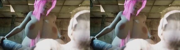 Futanari Japanese Ladyboy Takes Big Dick in VR Gushing Cum