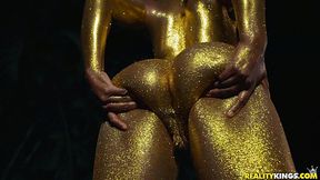 Juicy black goddess slays white stick by the pool - Reality Kings