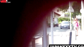 Public Peeping Tom - Hot Japanese Belle Exposed in Public Toilet