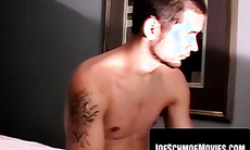 Young amateurs race to cum outdoors in jerkoff duel