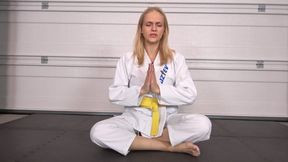 ASHLEY'S KARATE MEDITATION MASTURBATION