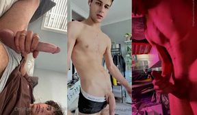 JAV Solo Gay: Cute Chris Hot Wanking & Cumshot