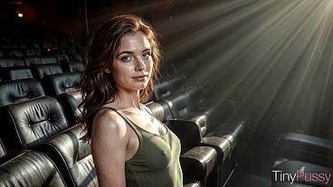 I fucked a skinny whore in a movie theater [AI]