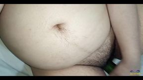 Cucumber and Dildo Best for Double Penetration in Ass and Pussy Research of BBW Chubby Hot Indian Wife in Clear Hindi Audio