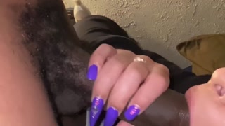 BBC GETS SUCKED BY SEXY LATINA