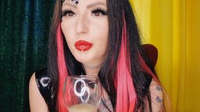 Sweet drool. My spit is your food. Spit fetish. Food fetish.