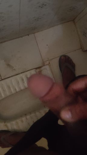 New hand job video toilet