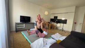 Two Girls Vs. One Strong Man: Failed Ambitions