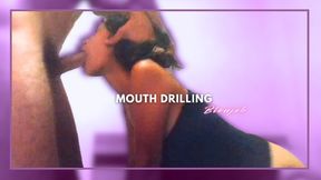 Mouth Drilling Rampage - Lucy Dar Gets Rough Face Fuck