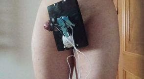 Balls crushed &amp; Cock electric torture