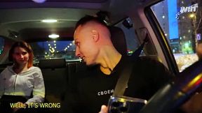 Sexy Strip Game with Naked Hottie on Fake Taxi YouTube Show - XXX!