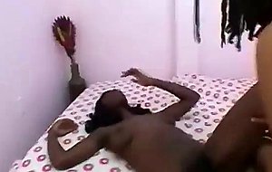 Pregnant ebony amateur savagely pumped