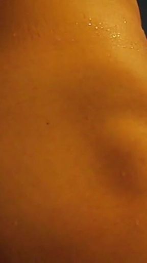 Compilation - Fullfrontal Exhibitionism of Solo Uncut Nude Fit Man in the Public Gym Shower