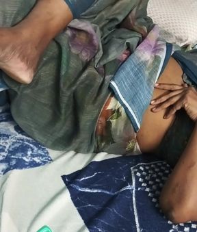 Nattukattai Tamil Stepaunty on Bed