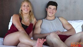 Cute side chick's hotguysfuck porn