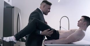 Lustful boy sucks cock before letting it damage his tight ass