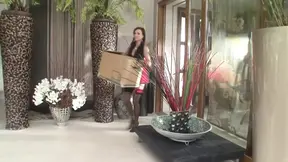 Two amazing sluts enjoy in three big cocks