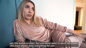 Step Mom Gets More Than She Bargained For in Naughty Truth or Dare with Step Son