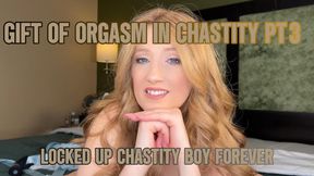 The Gift of Orgasm in Chastity Pt. 3: Locked Up Chastity Boy Forever featuring Sensual Lala
