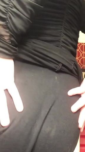 Horny Tgirl Jerks & Tastes Her Cumshot
