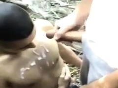 Str8 indian daddy in a park