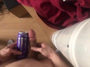 Comparing huge dick to a can