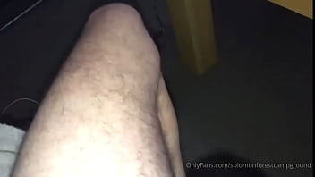 bts wanking while live streaming from hotel - solo masturbating masturbation teambator teamcut thick juicy wet cut cock close-up and in reflections and on screen Aussie Australian wanker Christian Swagman camping man - 38 second sample