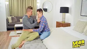 Sean Cody - Garrett Eats Nikolais Hole And Fucks Him In Doggy Before Cumming On His Face