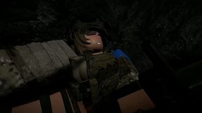 Soldier has a good time during battle (Sound)